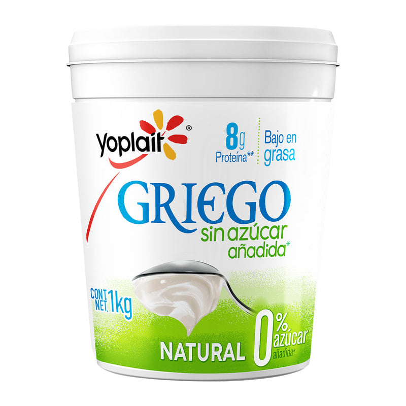 Yoghurt Griego Batido Sin Azúcar Natural 1 kg