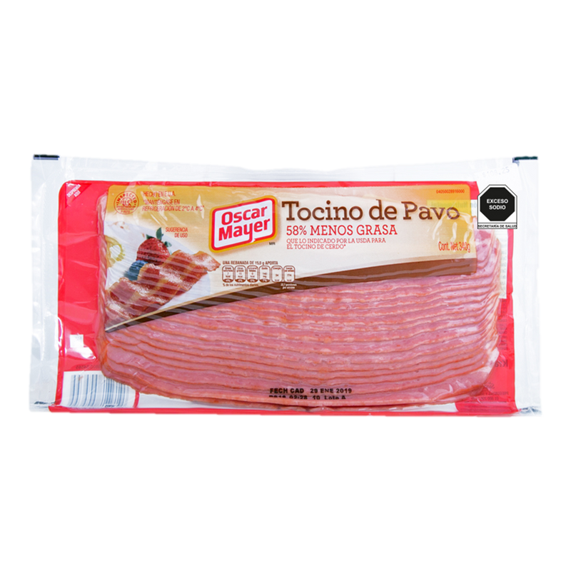 Tocino Pavo Oscar Mayer 340 g