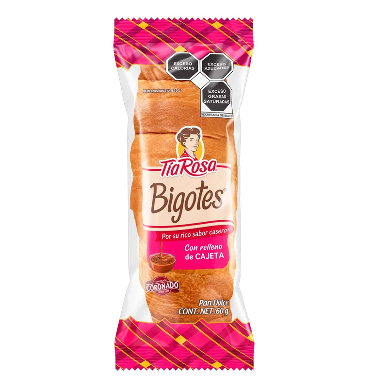 Bigotes Cajeta Tia Rosa 60 g