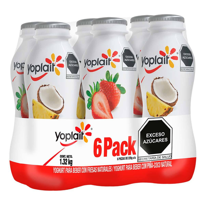 Yoghurt Bebible Yoplait 6Pack Mix 1.32 kg