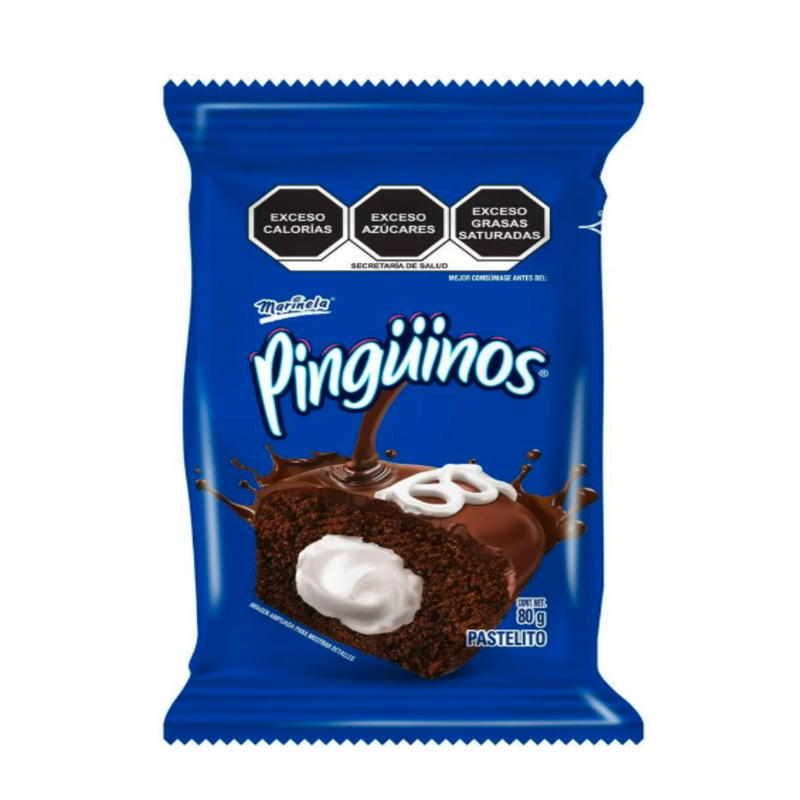 Pinguinos 2 Pzas Marinela 80 g