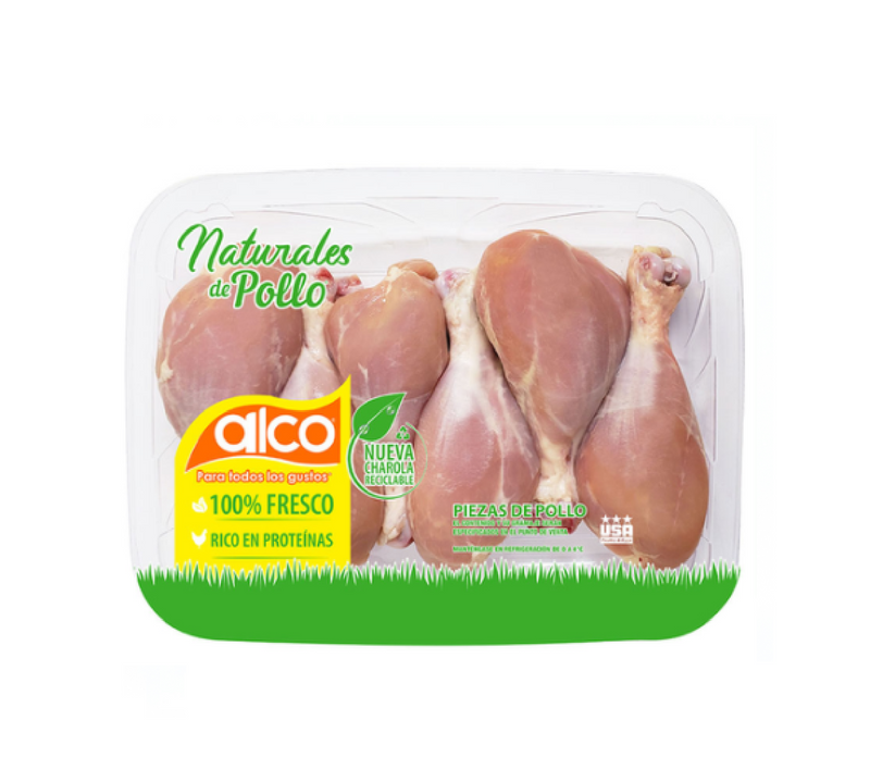 Pierna Bate De Pollo sin piel  Alco 500 G