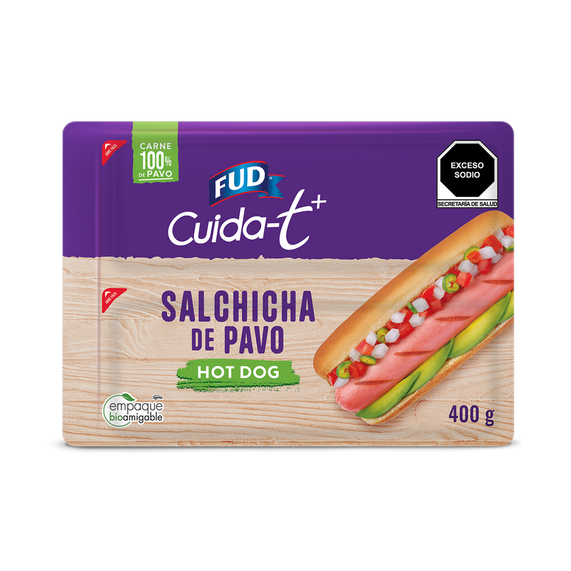 Salchicha de Pavo FUD Cuidat+ 400 g