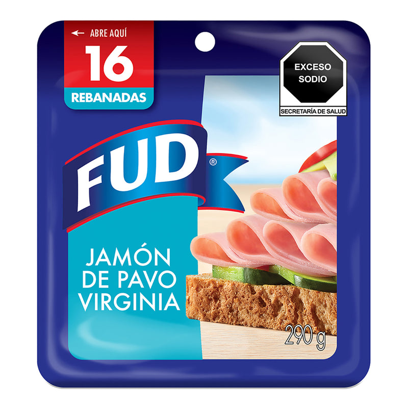 Jamón Virginia de Pavo FUD 290 g