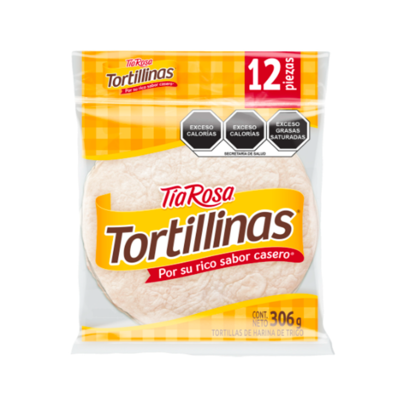 Tortillinas 12 Pzas Tia Rosa 306 g