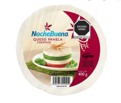 Queso Panela Cremoso Nochebuena 400 g