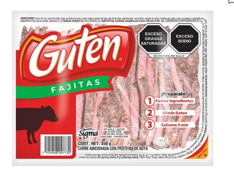 Fajitas Guten 350 g