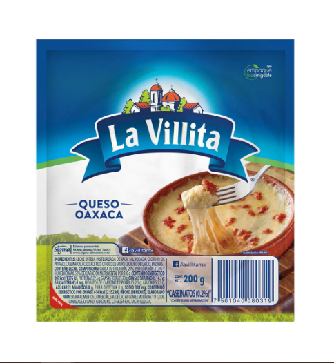 Queso Oaxaca La Villita 400 g